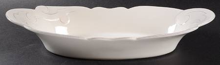 Arabesque White 15" Augratin