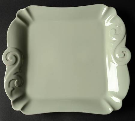 Arabesque Seafoam 10" Handled Square Tray