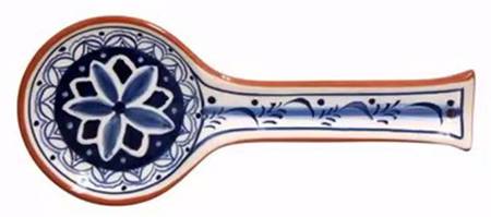 Alentejo Indigo Spoon Rest/Holder (Holds 1 Spoon)