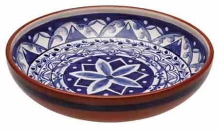 Alentejo Indigo 11" Large Salad Serving Bowl