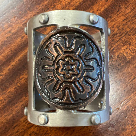 Meridian Bronze Metallic Metal Napkin Ring