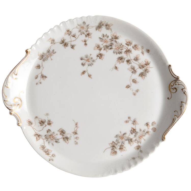 Schleiger 373-5 Handled Cake Plate
