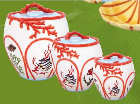 Sea Breeze (3 Piece) Canister Set (Box Set)