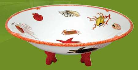 Sea Breeze Large Footed Bowl