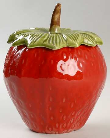 Strawberry Small Canister & Lid