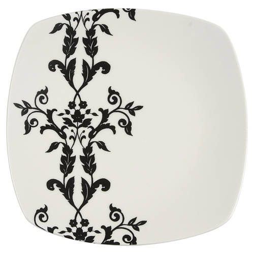 Antoinette Black Salad Plate