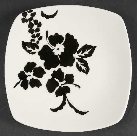 Babesques Black Salad Plate