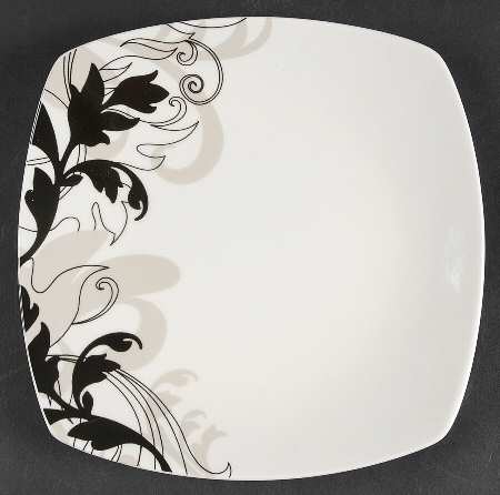 Modern Scroll Salad Plate