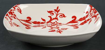 Antoinette Red Soup/Cereal Bowl