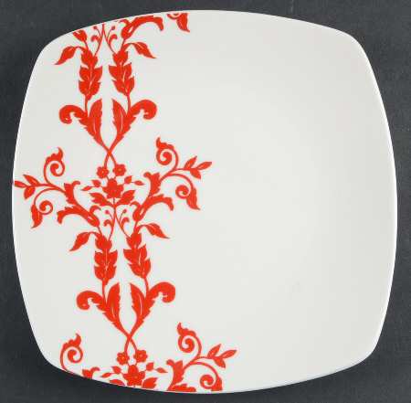 Antoinette Red Salad Plate