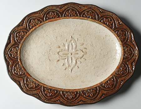 Medici 18" Oval Serving Platter