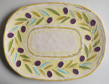Olives 16" Oval Serving Platter