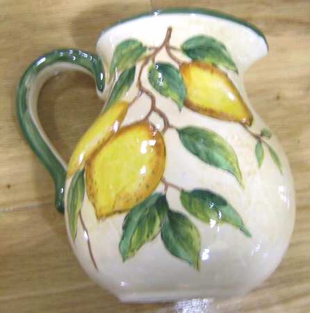 Rustic Lemon Creamer