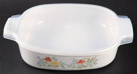 Autumn Meadow 1.5 Quart Square Casserole with Lid