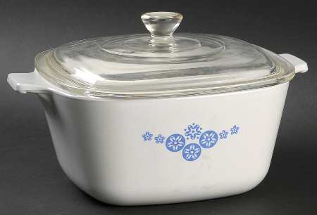 COR193 1.75 Quart Square Casserole with Lid