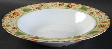 Spring Field Rim Soup Bowl