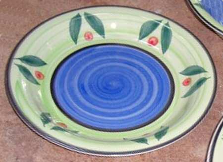 Holly Salad Plate
