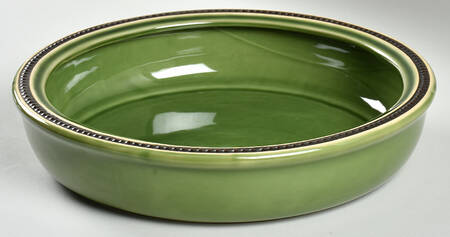 Elegant Rooster 3 Quart Round Casserole No Lid