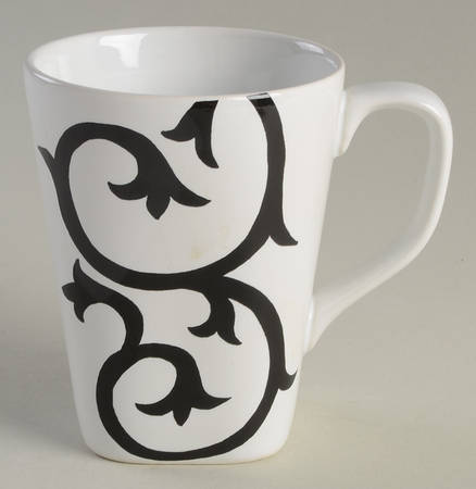 Scroll Black Mug by Coventry (PTS)