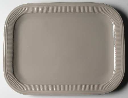 Ellery Taupe 16" Rectangular Serving Platter