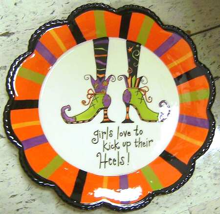 Halloween Girls Night Out Salad Plate