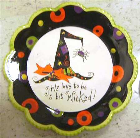 Halloween Girls Night Out Salad Plate