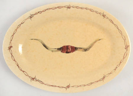 Classic West 12" Oval Serving Platter