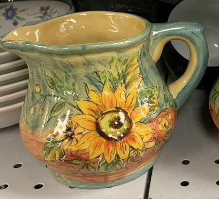Terra Sunflower Creamer