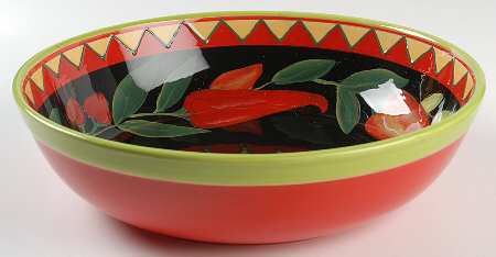 Red Hot 13" Pasta Serving Bowl