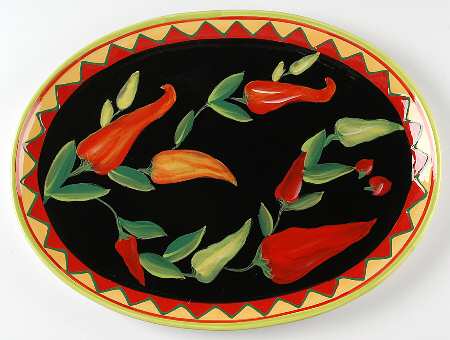 Red Hot 18" Oval Serving Platter