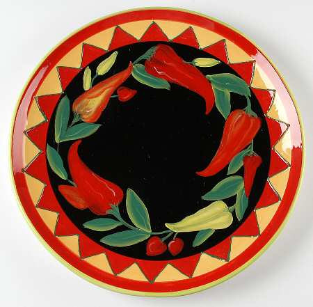 Red Hot 16" Chop Plate (Round Platter)