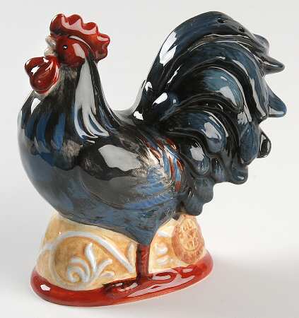 Golden Rooster Pepper Shaker