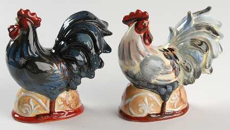 Golden Rooster Salt & Pepper Set
