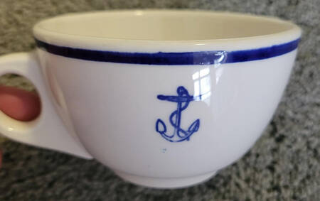 US Navy Mess (Wardroom Officer) Flat Cup