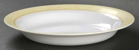 Yellow Crackle (Corelle) Rim Soup Bowl