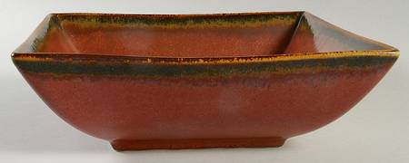 Reactive Sienna 8" Square Vegetable Bowl