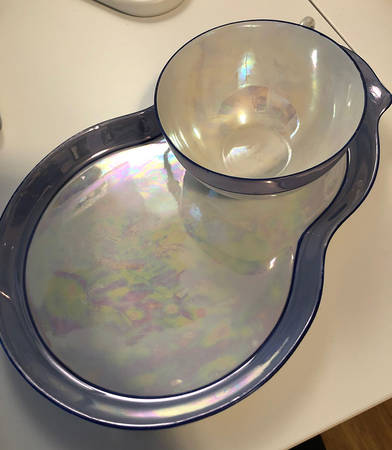 7105 Snack Plate & Cup Set