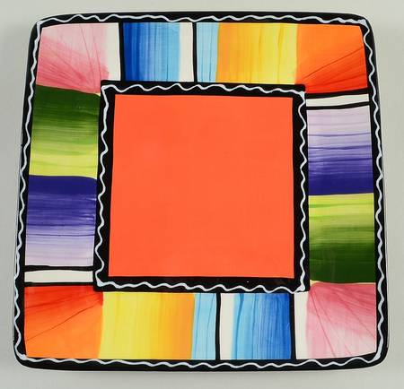 Serape Square Dinner Plate