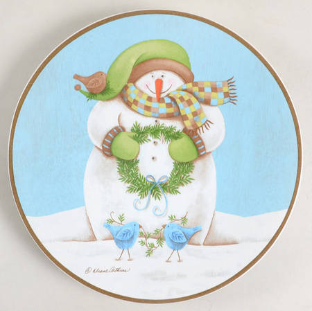 Evergreen Ernie Coupe Salad Plate