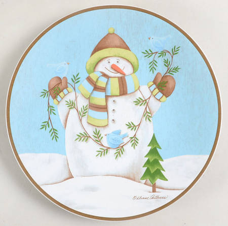 Evergreen Ernie Coupe Salad Plate