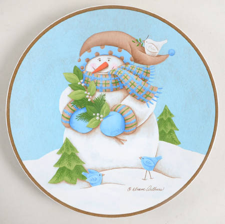Evergreen Ernie Coupe Salad Plate