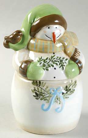 Evergreen Ernie Figural Sugar Bowl & Lid
