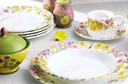 Floral Mist Salad Plate