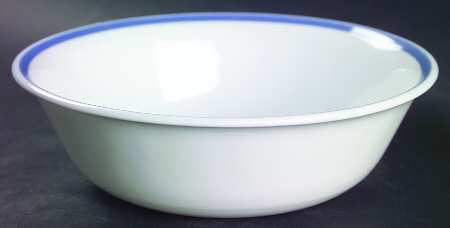 Periwinkle Rainbow Coupe Cereal Bowl