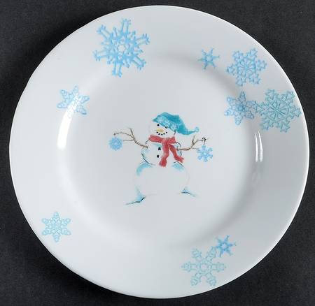 Winter Magic Luncheon Plate