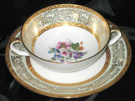 CNR67 Flat Cream Soup Bowl & Saucer Set