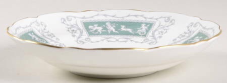 Revelry Green (Scalloped) Saucer for Oversized Cup