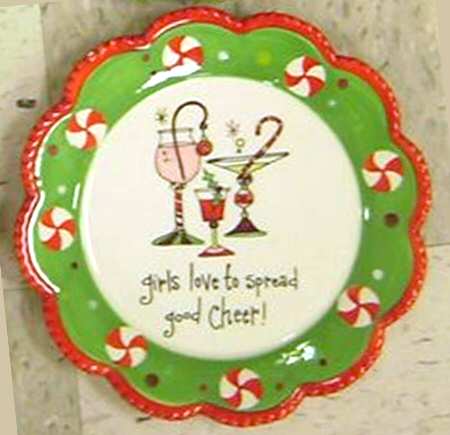 Girls Night Out (Christmas) Salad/Dessert Plate