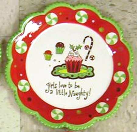 Girls Night Out (Christmas) Salad/Dessert Plate