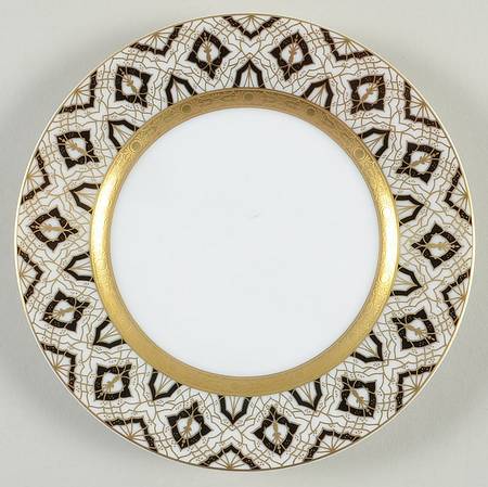 Farahnaz Black Bread & Butter Plate